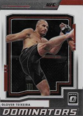 Glover Teixeira 2022 Panini Donruss Optic UFC Dominators #18 Green