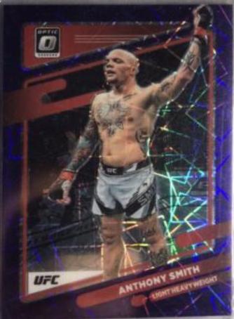 Anthony Smith 2022 Panini Donruss Optic UFC Base #20 Purple Velocity