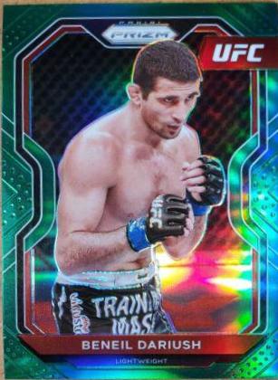 Beneil Dariush 2021 Panini Prizm UFC Base #28 Green