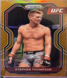 Stephen Thompson 2021 Panini Prizm UFC Base #81 Orange