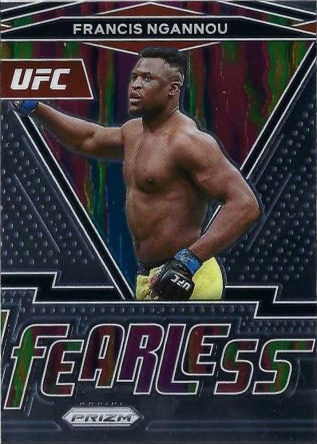 Francis Ngannou 2022 Panini Prizm UFC Fearless #15 Silver
