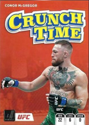 Conor McGregor 2022 Panini Donruss UFC Crunch Time #11 Press Proof Gold