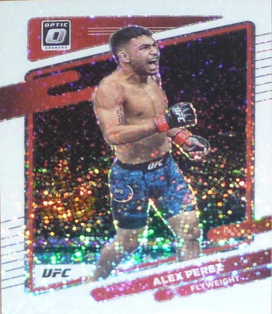 Alex Perez 2022 Panini Donruss Optic UFC Base #54 White Sparkle