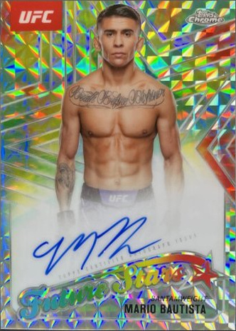 Mario Bautista 2025 Topps Chrome UFC Future Stars Autographs #FSA-MB Superfractor