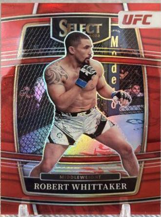 Robert Whittaker 2022 Panini Select UFC Concourse #27 Red