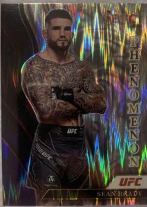 Sean Brady 2022 Panini Select UFC Phenomenon #5 Silver