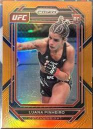 Luana Pinheiro 2023 Panini Prizm UFC Base #170 Orange