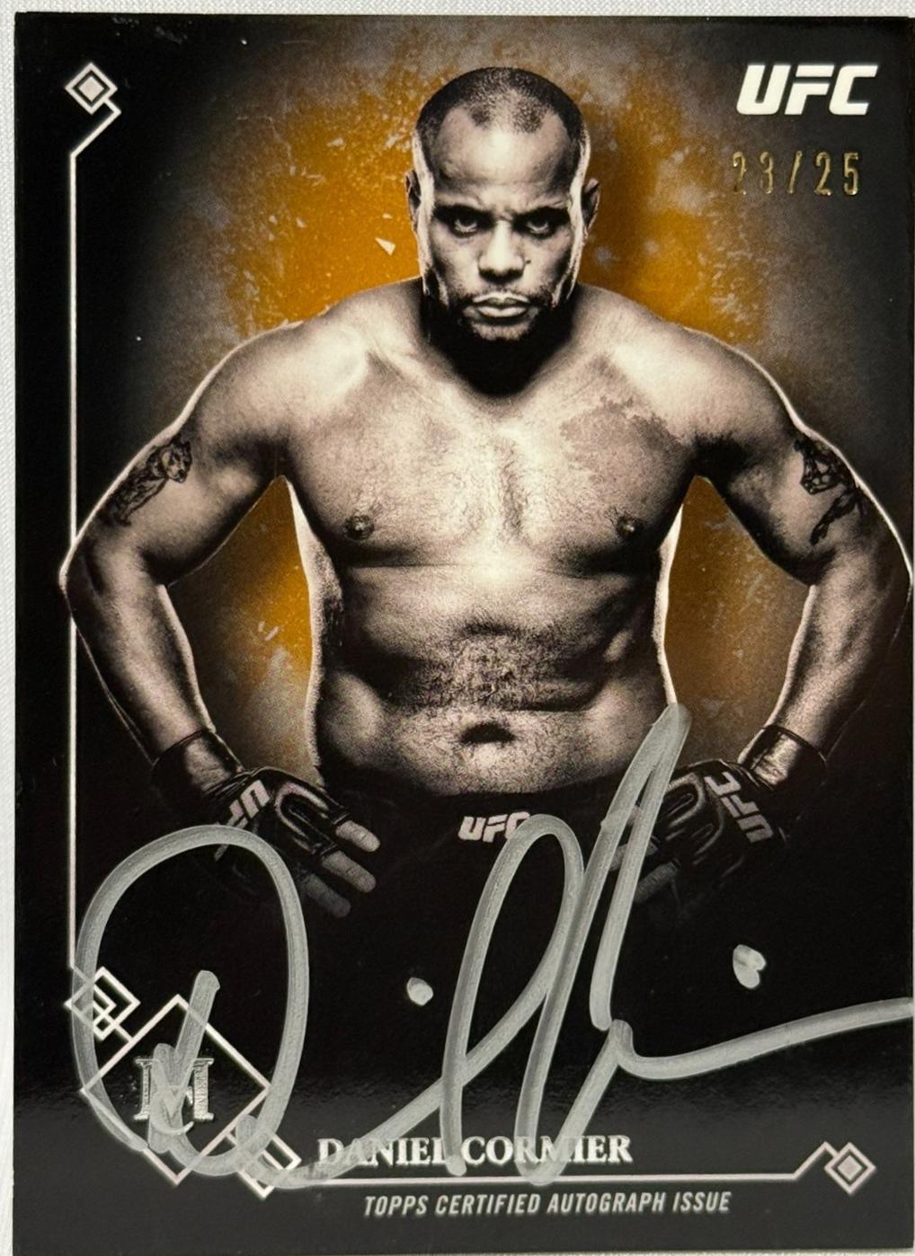 Daniel Cormier 2017 Topps Museum Collection UFC Museum Autographs #MA-DC Copper