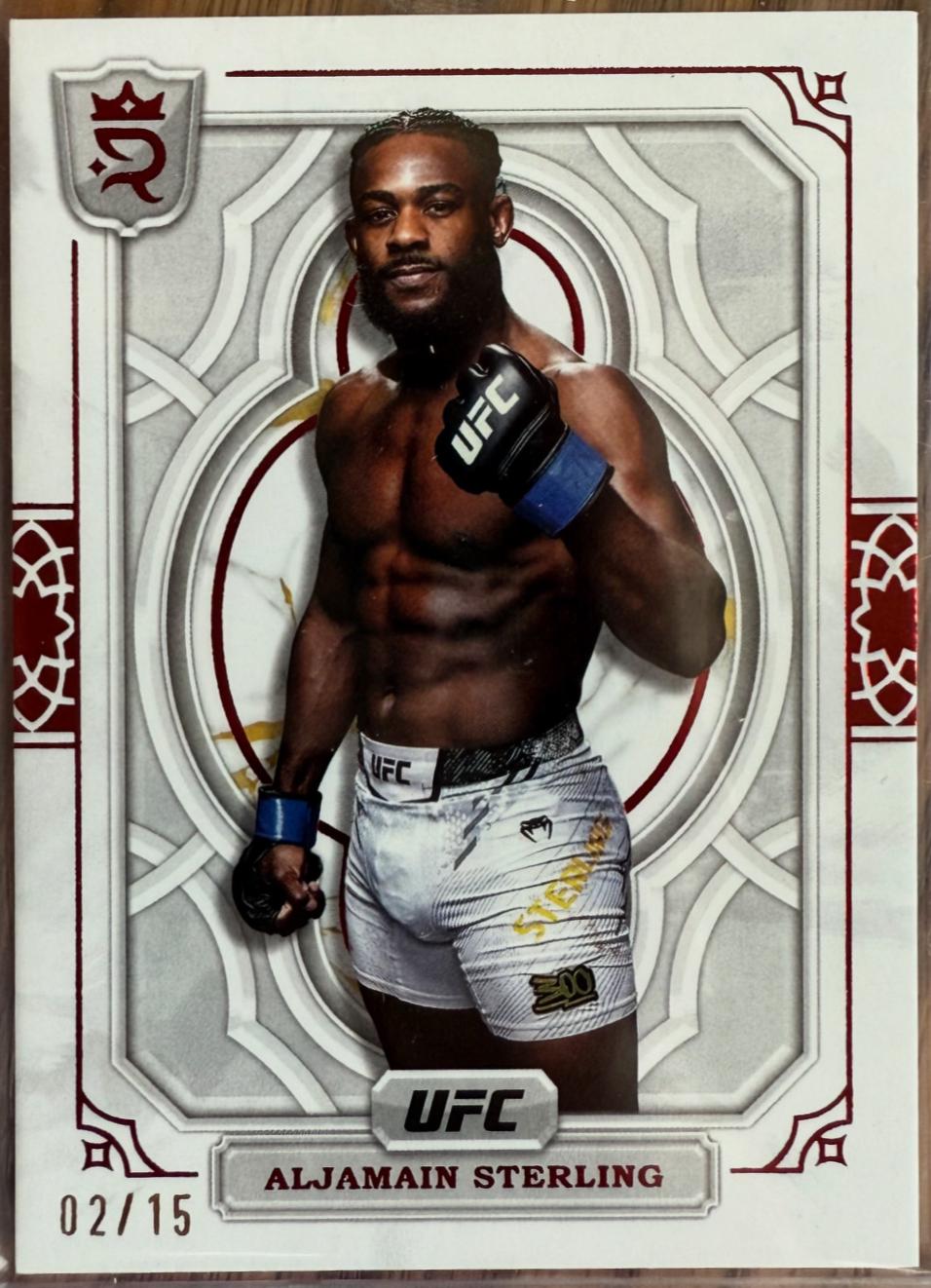 Aljamain Sterling 2024 Topps Royalty UFC Base #28 Red