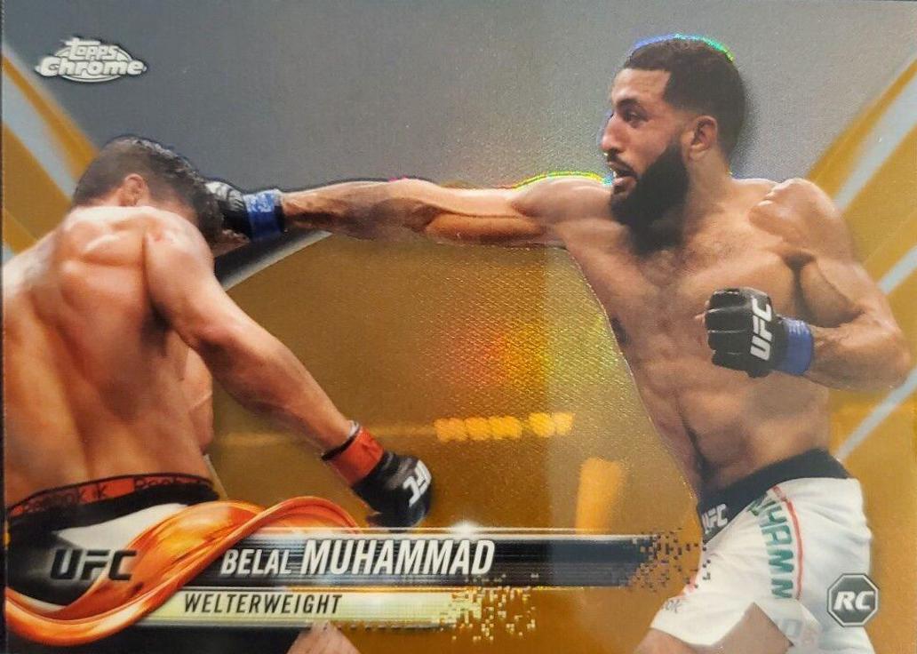 Belal Muhammad 2018 Topps Chrome UFC Base #75 Orange