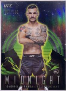Gabriel Miranda 2024 Topps Midnight UFC Base #43 Morning