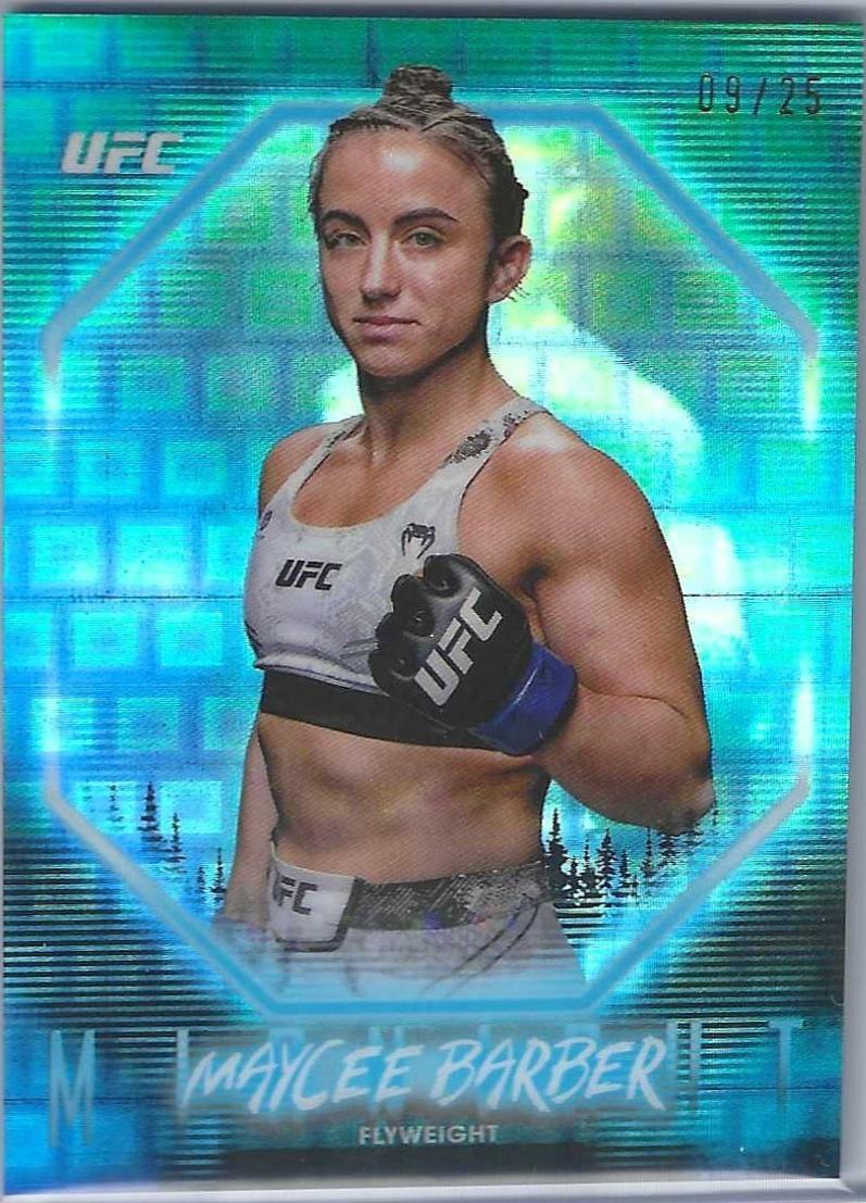 Maycee Barber 2025 Topps Midnight UFC Base #42 Moonrise