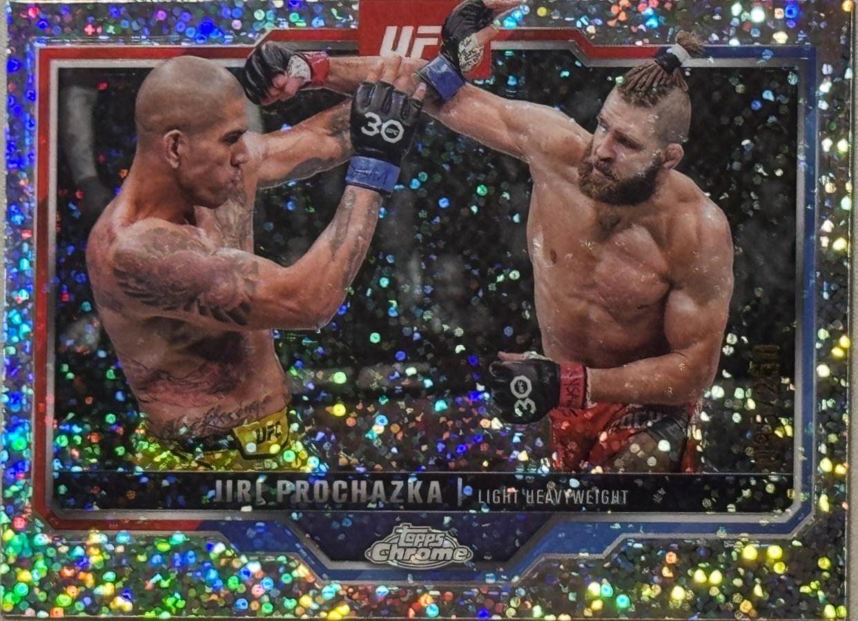 Jiri Prochazka 2025 Topps Chrome UFC Base #70 Speckle Refractor