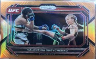 Valentina Shevchenko 2023 Panini Prizm UFC Base #63 Orange
