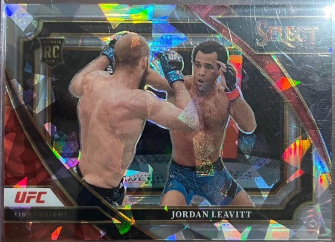 Jordan Leavitt 2023 Panini Select UFC Mezzanine #355 Cracked Ice