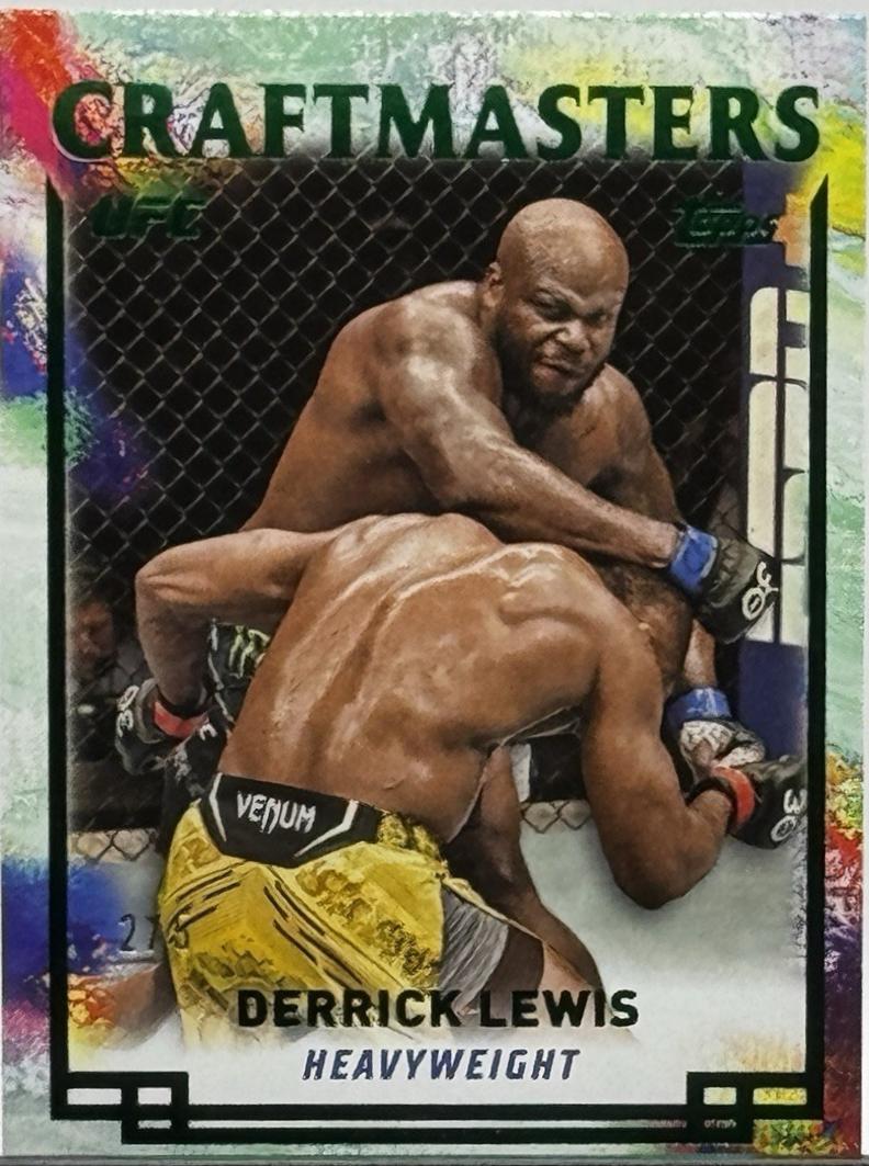 Derrick Lewis 2024 Topps Knockout UFC Craftmasters #CRM-16 Emerald