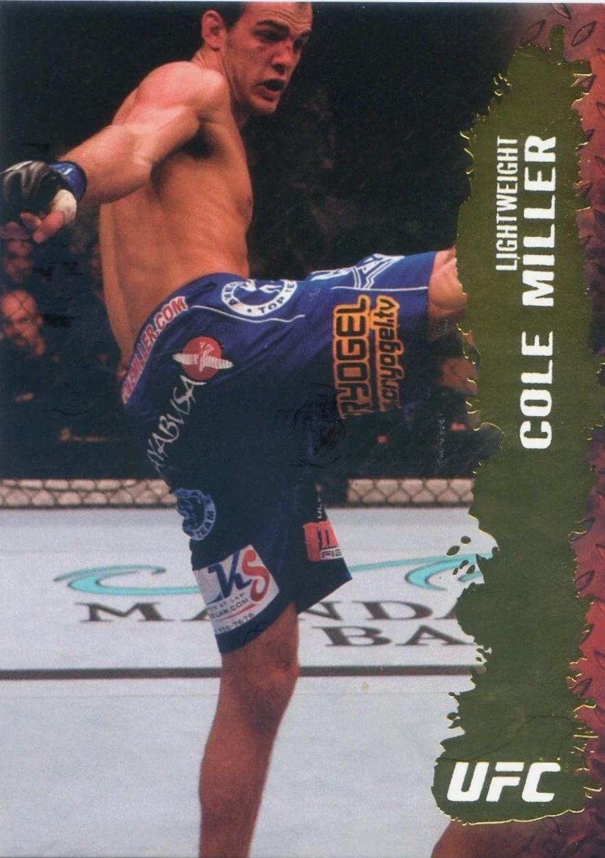Cole Miller 2009 Topps UFC Round 2 Base #58 Gold