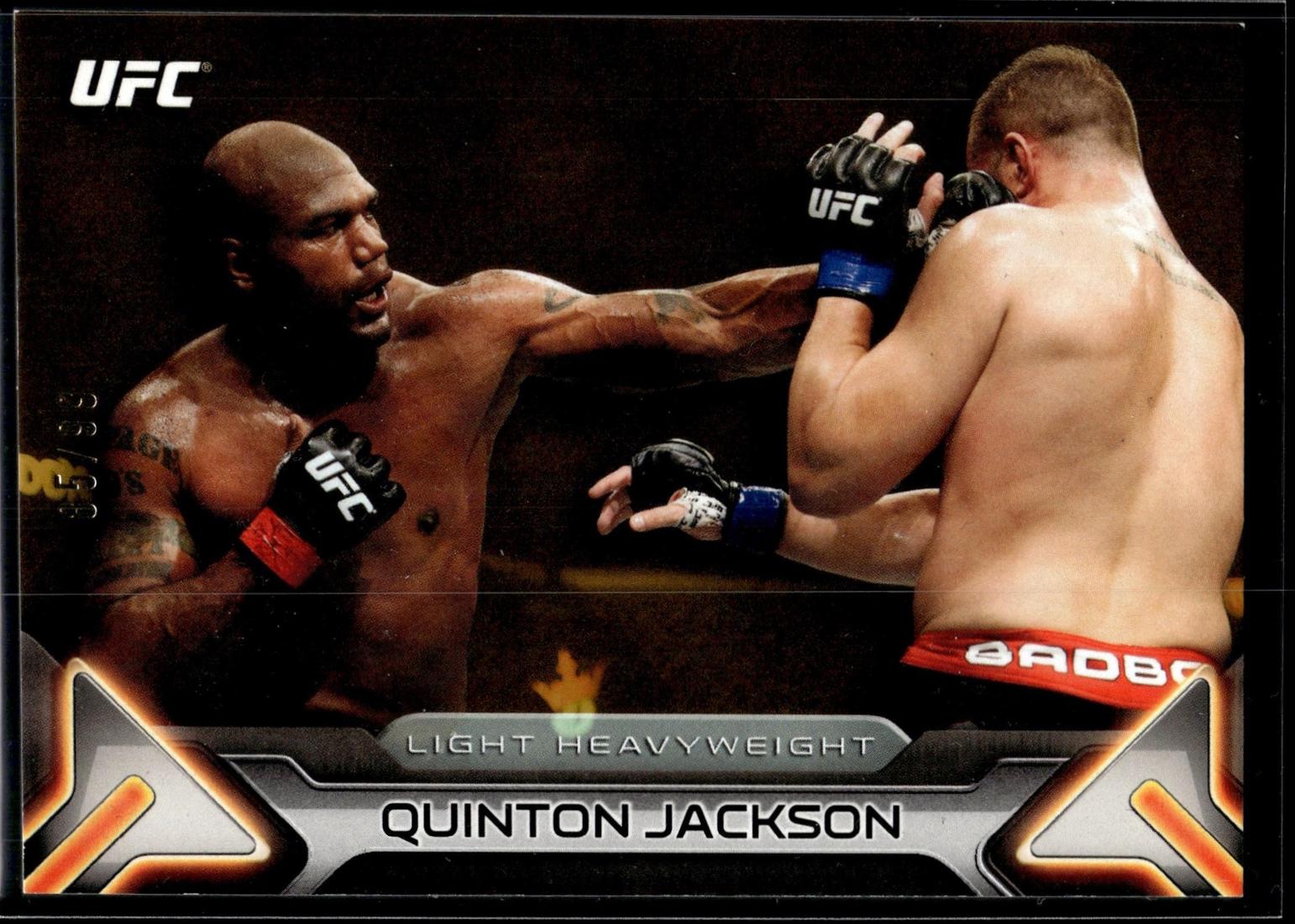 Quinton Jackson 2016 Topps UFC Knockout Base #37 Gold