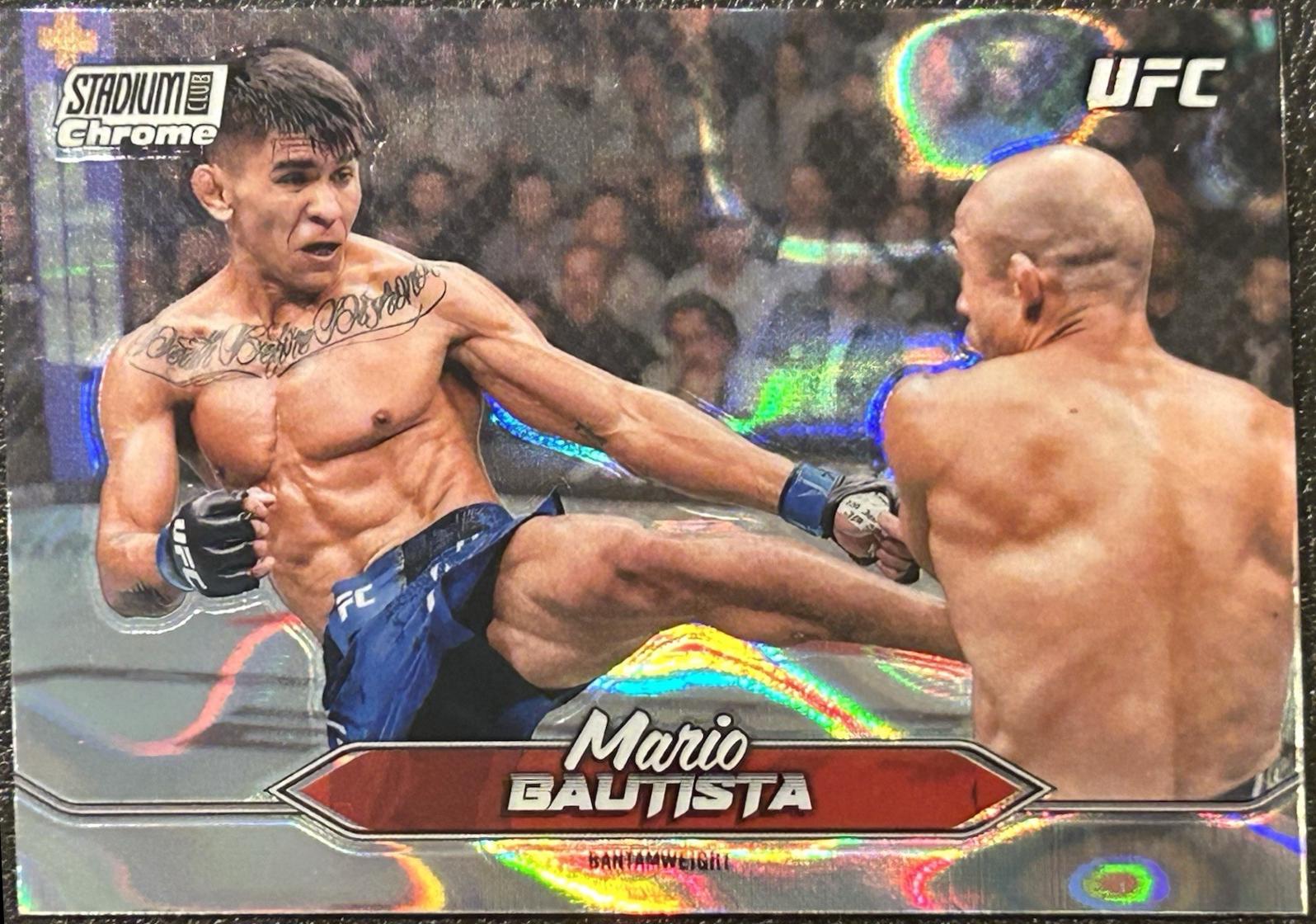 Mario Bautista 2025 Topps Stadium Club UFC Base Chrome #C-104 Lava