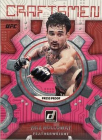 Max Holloway 2022 Panini Donruss UFC Craftsmen #4 Pink
