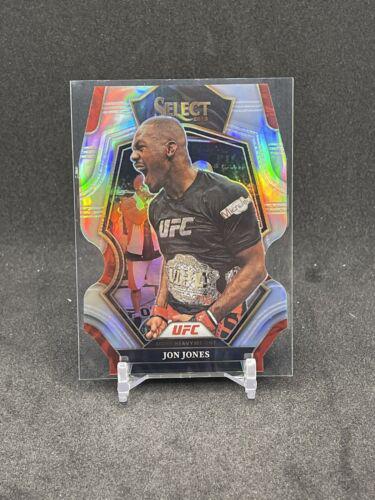 Jon Jones 2023 Panini Select UFC Premier Level #154 Silver Die Cut