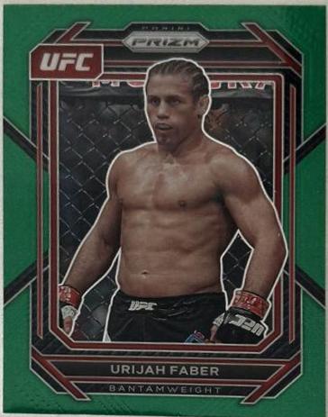 Urijah Faber 2023 Panini Prizm UFC Base #146 Green