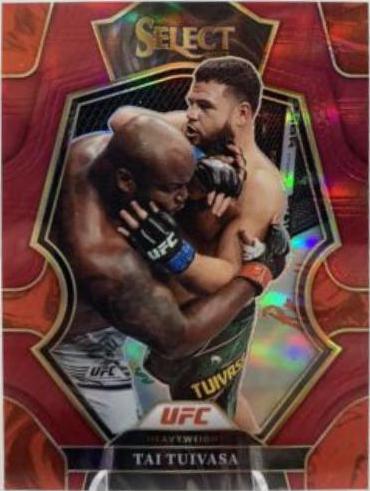 Tai Tuivasa 2023 Panini Select UFC Premier Level #153 Red Blue Prizm