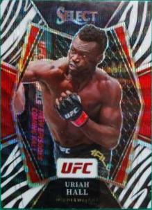 Uriah Hall 2022 Panini Select UFC Premier Level #134 Scope