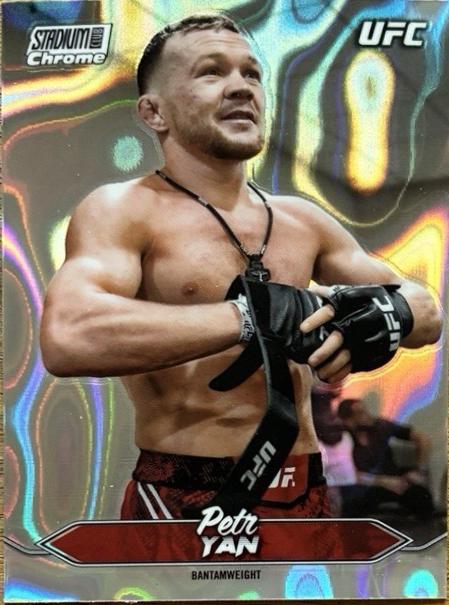 Petr Yan 2025 Topps Stadium Club UFC Base Chrome #C-113 Lava