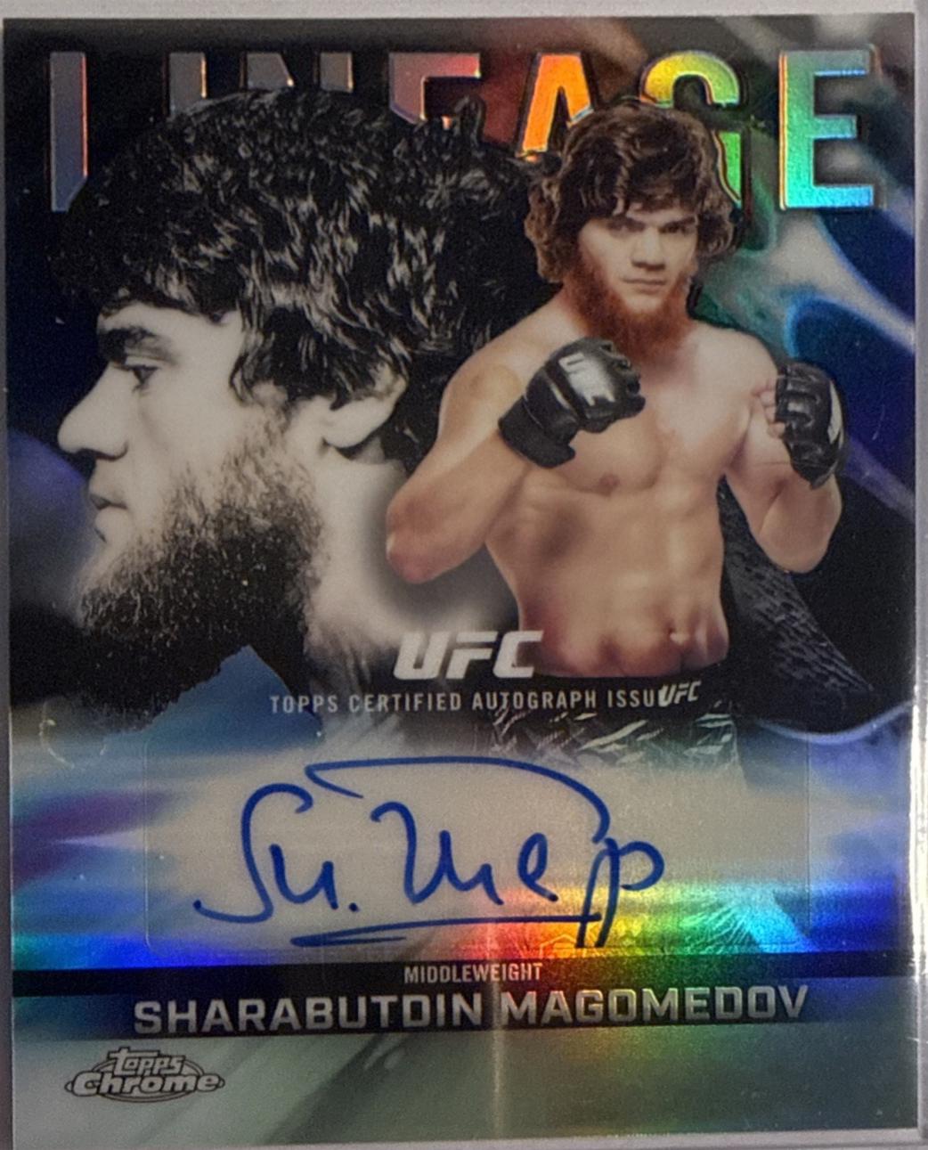 Shara Magomedov 2026 Topps Chrome UFC Chrome Lineage Autographs #CCA-SM Refractor