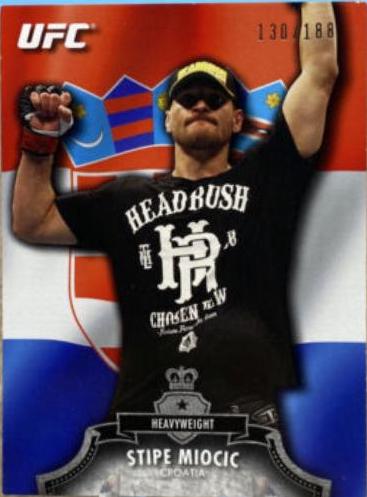 Stipe Miocic 2012 Topps UFC Bloodlines Base #41 Flag
