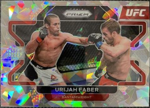 Urijah Faber 2022 Panini Prizm UFC Base #42 Ice