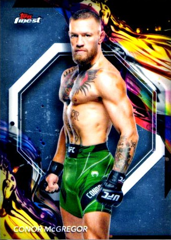 Conor McGregor 2024 Topps Finest UFC Base Uncommon #151 Superfractor
