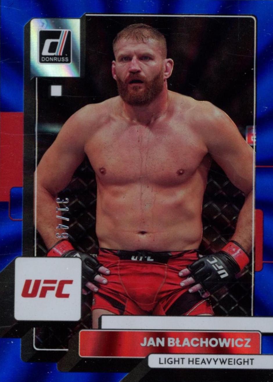 Jan Błachowicz 2023 Panini Donruss UFC Base #162 Blue Laser