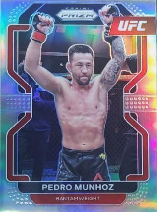 Pedro Munhoz 2022 Panini Prizm UFC Base #180 Silver