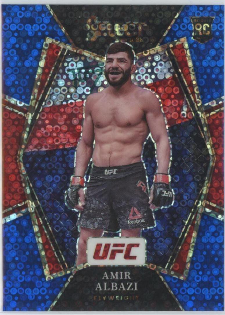 Amir Albazi 2022 Panini Select UFC Premier Level #139 Blue Disco