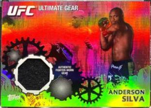 Anderson Silva 2010 Topps UFC Ultimate Gear Relics #UG-AS Gold