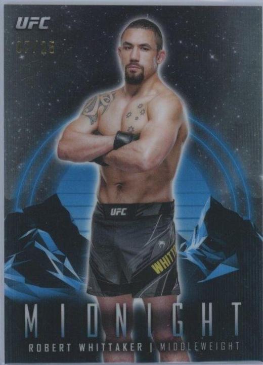 Robert Whittaker 2024 Topps Midnight UFC Base #4 Moonrise