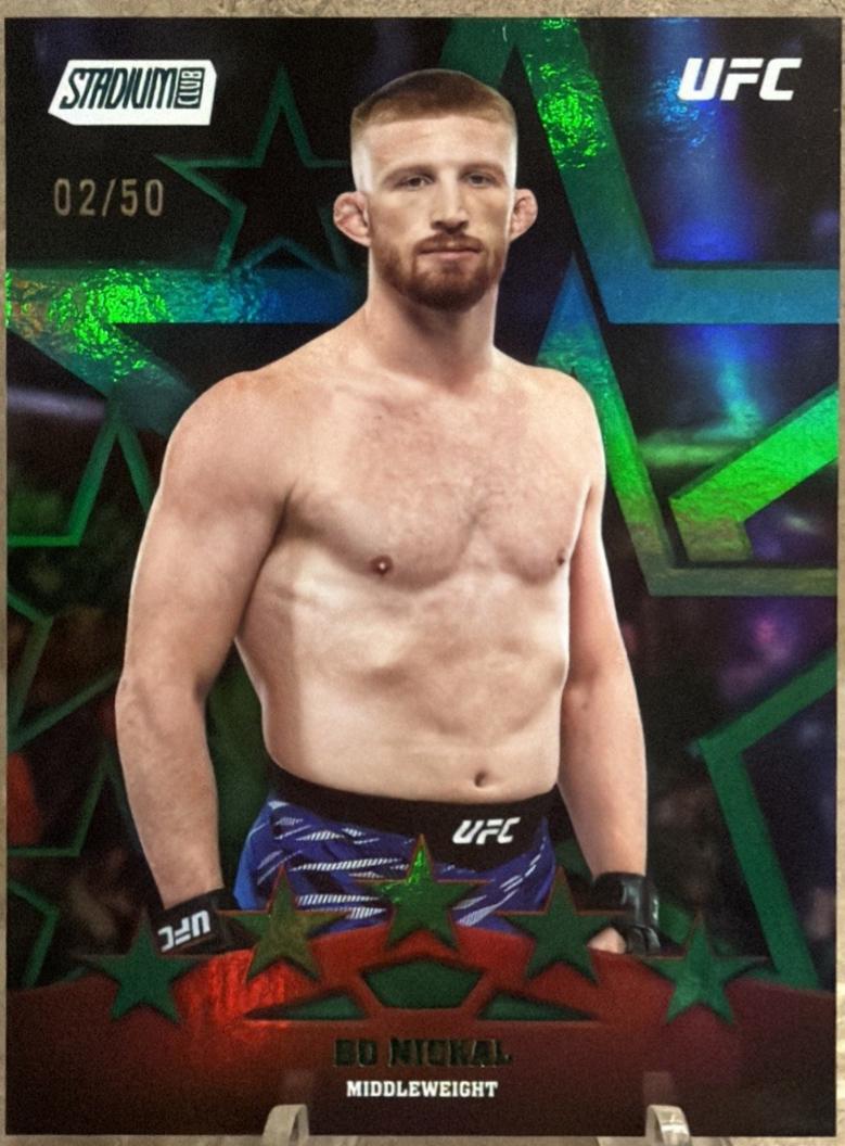 Bo Nickal 2025 Topps Stadium Club UFC Special Forces #SF-24 Green