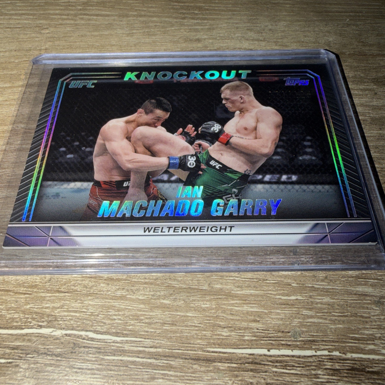 Ian Machado Garry 2024 Topps Knockout UFC Base #38 Holo Silver