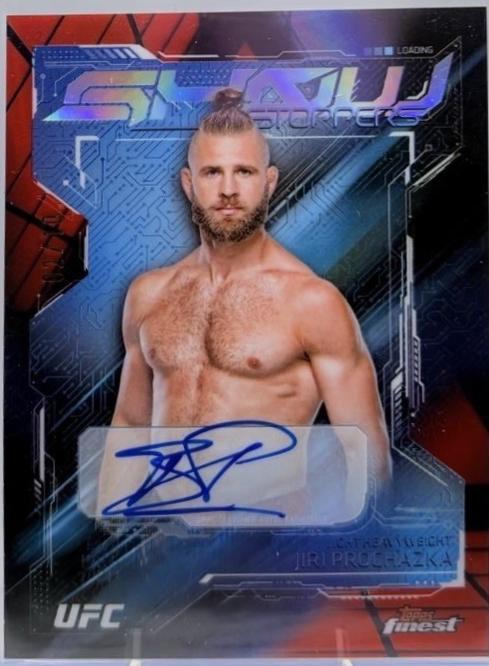 Jiri Prochazka 2025 Topps Finest UFC Showstopper Autographs #SSA-JA Superfractor