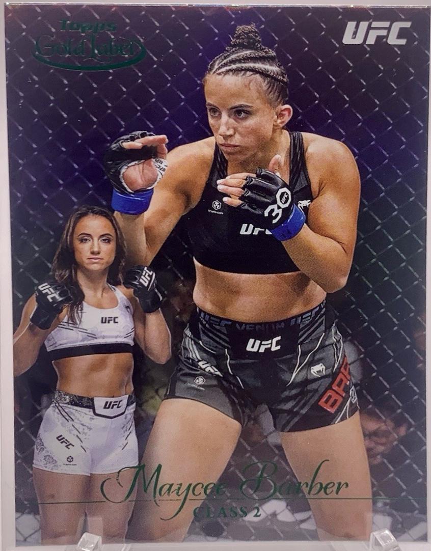 Maycee Barber 2024 Topps Gold Label UFC Base Class II #76 Green