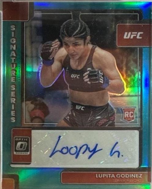 Maria Godinez Gonzalez 2023 Panini Donruss Optic UFC Signature Series #38 Teal
