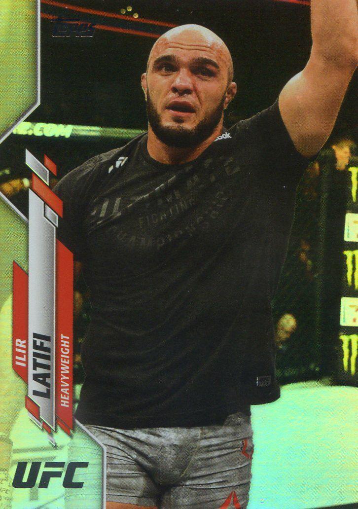 Ilir Latifi 2020 Topps UFC Base #15 Rainbow Foil