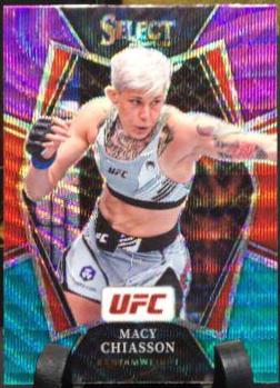 Macy Chiasson 2022 Panini Select UFC Premier Level #196 Blue
