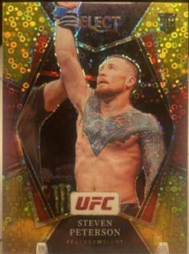 Steven Peterson 2022 Panini Select UFC Premier Level #119 Gold Disco