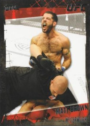 Matt Brown 2010 Topps UFC Base #27 Red