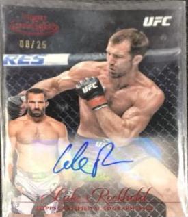 Luke Rockhold 2024 Topps Gold Label UFC Gold Label Autographs #GLA-LRO Red