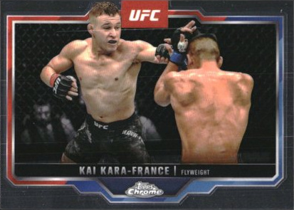 Kai Kara-France 2025 Topps Chrome UFC Base #81 Prism Refractor