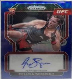 Felicia Spencer 2022 Panini Prizm UFC Signatures #SG-FSP Blue